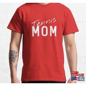 Tennis Tshirt Mom Shirt Retro Unisex